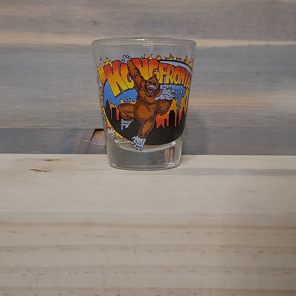 Universal Studios Kongfrontation shot glass
